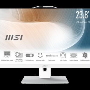 MSI Modern AM242P 12M Intel® Core™ i5 i5-1235U 60,5 cm (23.8") 1920 x 1080 Pixeles PC todo en uno 16 GB DDR4-SDRAM 512 GB SSD FreeDOS Wi-Fi 6E (802.11ax) Negro