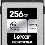LEXAR 256GB PROFESSIONAL CFEXPRESS TYPE B CARD SILVER, UP TO 1750MB/S READ 1300MB/S WRITE