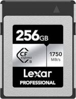 LEXAR 256GB PROFESSIONAL CFEXPRESS TYPE B CARD SILVER, UP TO 1750MB/S READ 1300MB/S WRITE