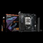 GIGABYTE B850I AORUS PRO Placa Base - Compatible con procesadores AMD Ryzen Serie 9000, VRM digital de 8+2+1 fases, hasta 8400MHz DDR5 (OC), 1xPCIe 5.0 + 1xPCIe 4.0 M.2, 2.5LAN, WIFI 7, USB 3.2 Gen 2