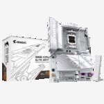 GIGABYTE B850 AORUS ELITE WIFI7 ICE Placa Base - Procesadores AMD Ryzen Serie 9000, VRM digital de 12+2+1 fases, hasta 8200MHz DDR5 (OC), 1xPCIe 5.0 + 2xPCIe 4.0 M.2, LAN 2.5, WIFI 7, USB 3.2 Gen 2x2