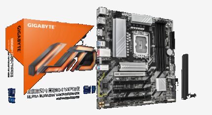 GIGABYTE B860M DS3H WIFI6E Placa base - CPUs Intel Core Ultra, VRM de 5+1+2+1 fases, hasta 9066MHz DDR5, 1xPCIe 5.0 + 1xPCIe 4.0 M.2, LAN 2,5 GbE, WIFI 6E, USB 3.2 Gen 2