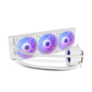 NOX X-360 LCD Procesador Refrigerador de aire 12 cm Blanco 1 pieza(s)