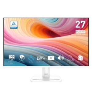 MSI MONITOR PRO MP275W E2. 27" IPS PLANO. 1920x1080 . 120HZ. BLANCO