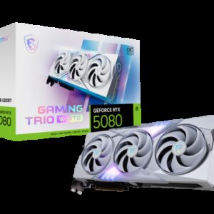 MSI GAMING GEFORCE RTX 5080 16G TRIO OC WHITE tarjeta gráfica NVIDIA 16 GB GDDR7
