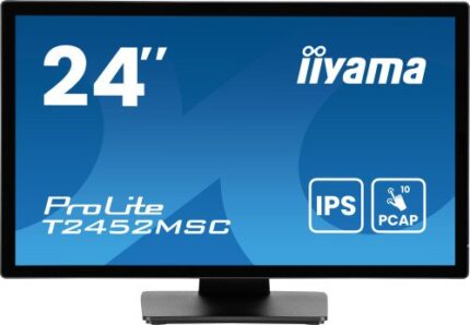 iiyama ProLite T2452MSC-B1AG pantalla para PC 60,5 cm (23.8") 1920 x 1080 Pixeles Full HD LED Pantalla táctil Negro