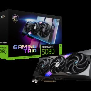 MSI GAMING GEFORCE RTX 5080 16G TRIO OC tarjeta gráfica NVIDIA 16 GB GDDR7