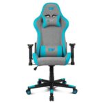 DRIFT DR90 PRO Silla para videojuegos de PC Asiento acolchado Azul, Gris - Imagen 2