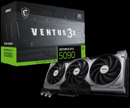 MSI VENTUS GEFORCE RTX 5090 32G 3X OC tarjeta gráfica NVIDIA 32 GB GDDR7