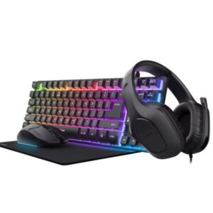 TRUST GXT780 4-IN-1 GAMING BUNDLE BLK ES