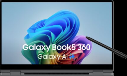 Samsung Galaxy Book5 360 Intel Core Ultra 7 256V Portátil 39,6 cm (15.6") Pantalla táctil Full HD 16 GB LPDDR5x-SDRAM 512 GB SSD Wi-Fi 7 (802.11be) Windows 11 Pro Gris