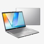 ASUS Vivobook S 14 M3407HA-LY058W - Ordenador Portátil 14" WUXGA (AMD Ryzen 5 220, 16GB RAM, 1TB SSD, Radeon 740M, Windows 11 Home) Plata Fría - Teclado QWERTY español - Imagen 6