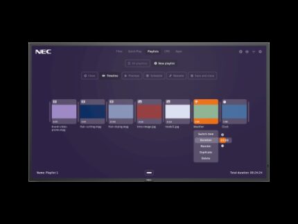 NEC MultiSync M431-MPi4 109,2 cm (43") LCD 500 cd / m² 4K Ultra HD Negro Procesador incorporado 24/7
