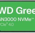 WD 500Gb,PCIe NVMe,Polaris3,BiCS6 QLC,M.2 2280,Vivaldi,WD Green SN3000