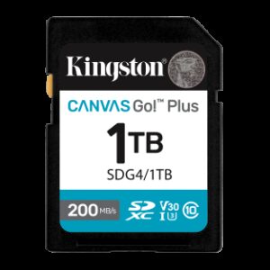Kingston Technology 1TB SDXC Canvas Go Plus Gen4 200MB/s C10 UHS-I U3 V30