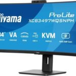 MONITOR IIYAMA VA, 2H 1DP,DOCK, KVM,  95W, 5MP HELLO