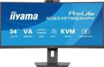 MONITOR IIYAMA VA, 2H 1DP,DOCK, KVM,  95W, 5MP HELLO - Imagen 2