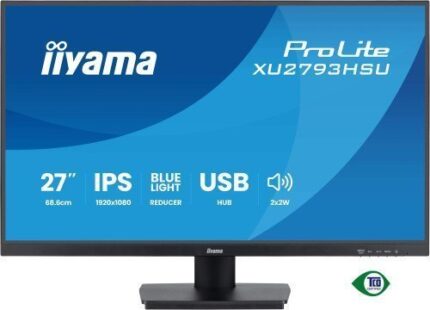 IIYAMA MONITOR PROLITE XU2793HSU-B7, 27" IPS, 1H 1DP, 2x2.0, 100HZ, 300CD