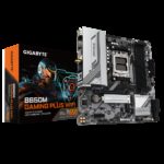 GIGABYTE B650M GAMING PLUS WIFI Placa base - Procesadores AMD Ryzen 9000, VRM de 5+2+2 fases, hasta 8000 MHz DDR5, 2xPCIe 4.0 M.2, LAN 2.5GbE, WIFI 6E, USB 3.2 Gen 1