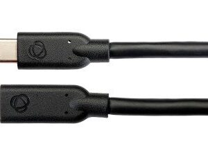 Kramer Electronics PG-U32/FF cambiador de género para cable USB–C Negro