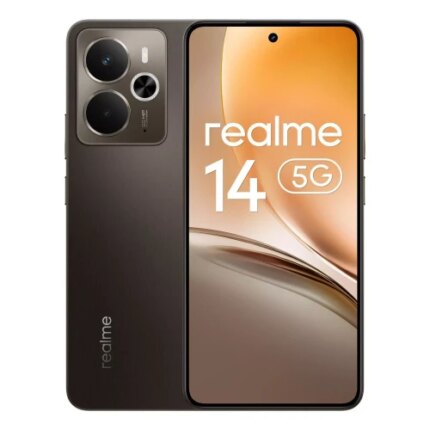 realme 14 16,9 cm (6.67") SIM doble Android 15 5G 12 GB 256 GB 5860 mAh Negro