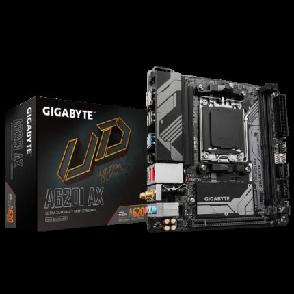 GIGABYTE A620I AX placa base AMD A620 Zócalo AM5 mini ITX