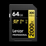 Lexar Professional 2000x 64 GB SDHC UHS-II Clase 10