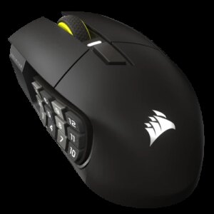 Corsair Scimitar Elite Wireless SE ratón Juego mano derecha RF Wireless + Bluetooth Óptico 33000 DPI