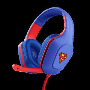 Trust GXT 415SM Zirox Auriculares Alámbrico Diadema Juego Azul, Rojo