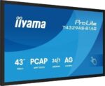 MONITOR IIYAMA 43" ALL-IN-ONE PCAP INTERACTIVE/ ANDROID 14 OS/ 3840 x 2160/ 450CD/M² WITH TOUCH/ HDMI X2 + USB-C/RS-232C X1/ WiFi 5 - 2.4G / 5G/ RAM: 4GB, ROM: 32GB/ TOUCH THROUGH-GLASS (T4329AS-B1AG) - Imagen 4