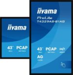 MONITOR IIYAMA 43" ALL-IN-ONE PCAP INTERACTIVE/ ANDROID 14 OS/ 3840 x 2160/ 450CD/M² WITH TOUCH/ HDMI X2 + USB-C/RS-232C X1/ WiFi 5 - 2.4G / 5G/ RAM: 4GB, ROM: 32GB/ TOUCH THROUGH-GLASS (T4329AS-B1AG) - Imagen 5