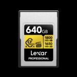 Lexar LCAGOLD640G-RNENG memoria flash 640 GB CFexpress tipo A