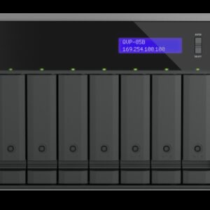 QNAP QVP-85B servidor de almacenamiento NAS Torre Intel® Core™ i5 32 GB DDR4 Unidad de disco duro QVR Pro Negro
