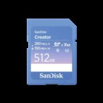 TARJETA SANDISK CREATOR SD UHS-II​ 512GB