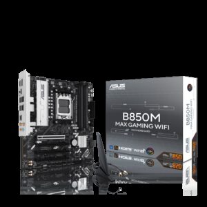 ASUS B850M MAX GAMING WIFI AMD B850 Zócalo AM5 micro ATX