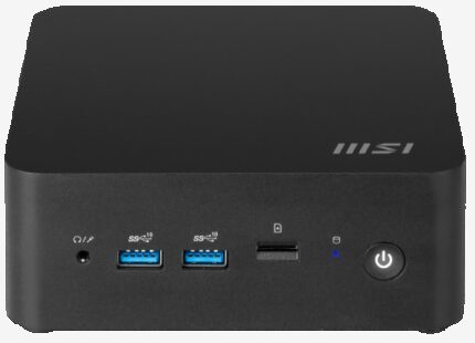 MSI CUBI NUC 1MG-237BEU PC/estación de trabajo barebone 0.84L sized PC Negro 150U Intel® SoC