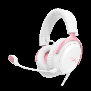 HP HYPERX CLOUD III WHITE-PINK - GAMING HEADSET - 9W1Q4AA