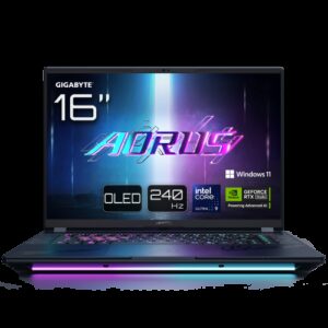 GIGABYTE AORUS MASTER 16 BYHC5PTE64SP ordenador portatil Intel Core Ultra 9 275HX Portátil 40,6 cm (16") WQXGA 32 GB DDR5-SDRAM 1 TB SSD NVIDIA GeForce RTX 5080 Wi-Fi 7 (802.11be) Windows 11 Pro Negro