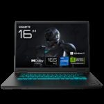 GIGABYTE GAMING A16 CWHI3PT864SH ordenador portatil Intel® Core™ i7 i7-13620H Portátil 40,6 cm (16") WUXGA 32 GB DDR5-SDRAM 1 TB SSD NVIDIA GeForce RTX 5070 Wi-Fi 6E (802.11ax) Windows 11 Home Negro