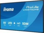 MONITOR TACTIL IIYAMA 55" 3840X2160, UHD VA, 500CD/M2, HORIZ VERT,FAILOVER,MM 2X 10W, HDMI 3X, DP, DP-OUT, USB 2.0 X2, WIFI, LAN, MEDIA PLAY USB, LAN / RS232C, IISIGNAGE2, IISHARE, IICONTROL ANDROID 11, PC-SLOT SDM-L, 24/7, VESA 400X400 (LH5575UHS-B2 - Imagen 7