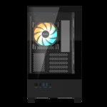GIGABYTE C201 PANORAMIC Caja de PC – Torre Media, m-ATX, soporte para radiador de 360 mm, 3 ventiladores preinstalados, USB 3.0, compatible con RGB Fusion - Imagen 4