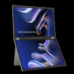 ASUS ZenScreen Duo OLED MQ149CD pantalla para PC 35,6 cm (14") 1920 x 1200 Pixeles WUXGA Plata