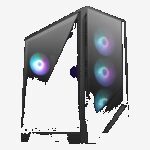 MSI MAG FORGE 321R AIRFLOW carcasa de ordenador Midi Tower Negro, Transparente