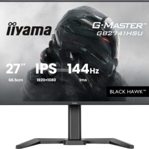 MONITOR IIYAMA 27 PULGADAS RESOLUCIÓN WQHD (2560X1440), PANEL IPS, 5 MS, 70 HZ, BRILLO 350, CONTRASTE 1000:1, HDMI, DISPLAYPORT, DVI, USB HUB, ALTAVOCES, SOPORTE AJUSTABLE, FLICKER-FREE, LOW BLUE LIGHT.