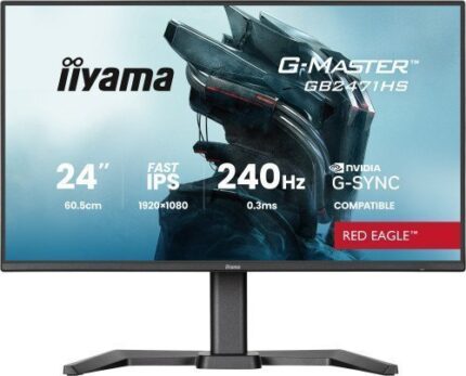 iiyama GB2471HS-B1 pantalla para PC 60,5 cm (23.8") 1920 x 1080 Pixeles Negro