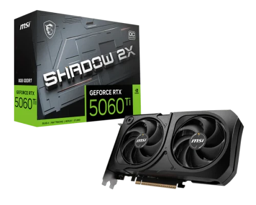 VGA MSI RTX 5060 TI 8G SHADOW 2X OC PLUS GDDR7