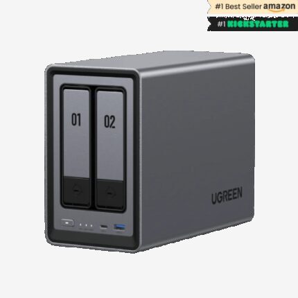 Ugreen NASync DXP2800 NAS System 2-Bay Compacto Intel® N N100 8 GB DDR5 0 TB UGOS Pro Negro