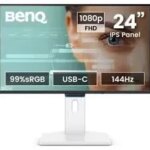 MONITOR BENQ GW2490TC (9H.LNMLA.TBE) 23.8” 1080P FHD 144HZ IPS EYE-CARE, USB-C, ALTURA REGULABLE, CERTIFICADO TUV