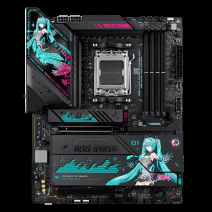 ASUS ROG STRIX X870E-H GAMING WIFI7 HATSUNE MIKU EDITION AMD X870E Zócalo AM5 ATX