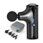 RENPHO MINI - MASSAGE GUN - 4 HEADS - 5 SPEEDS - BLACK